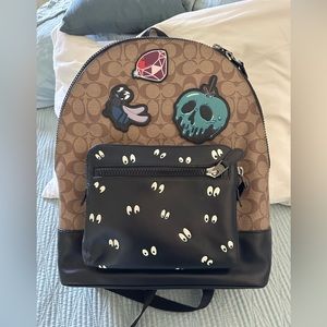 Disney X Coach Backpack With Snow White And The Seven Dwarfs Patches